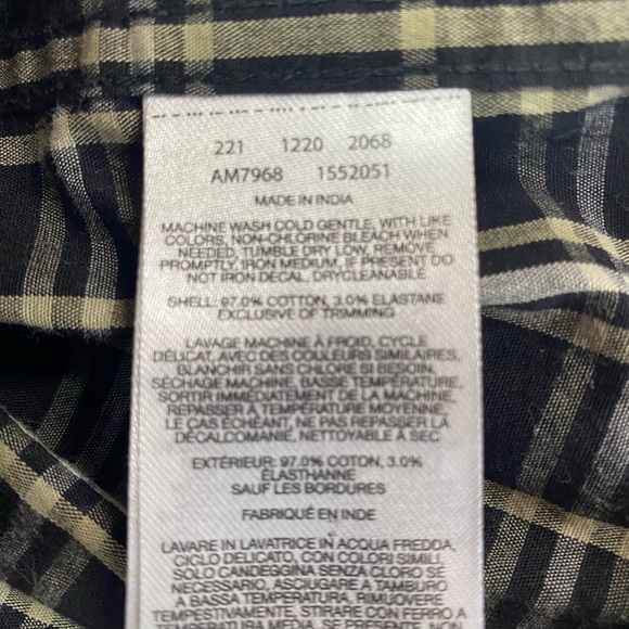 Columbia Sportswear Black and White Plaid Long Sleeve BU Shirt Men’s Large - Picture 4 of 4